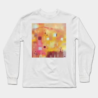 Allotment Abstract Painting Long Sleeve T-Shirt